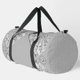 Ceramic Lace grey Duffle Bag