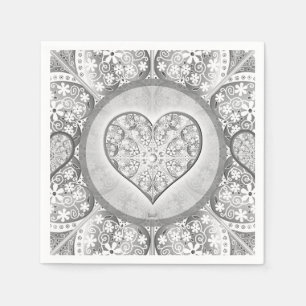 Ceramic Lace grey Napkin