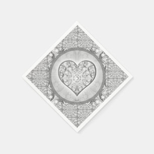 Ceramic Lace grey Napkin