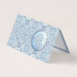 Ceramic lace Light blue
