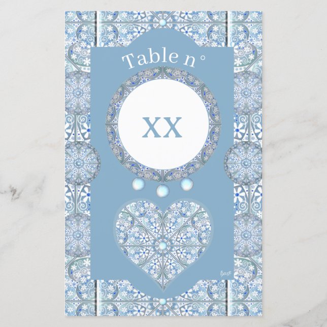 Ceramic Lace Light Blue (Back)