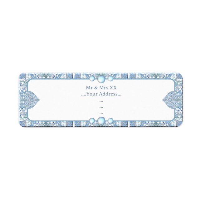 Ceramic Lace Light Blue (Front)