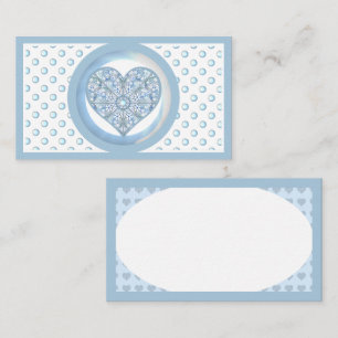 Ceramic Lace Light Blue Enclosure Card