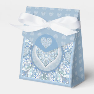 Ceramic lace Light blue Favour Box