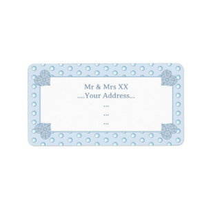 Ceramic Lace Light Blue Label