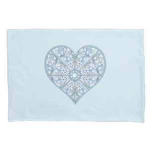 Ceramic Lace light blue Pillowcase