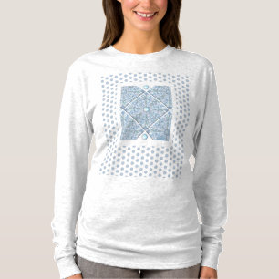 Ceramic lace Light blue T-Shirt
