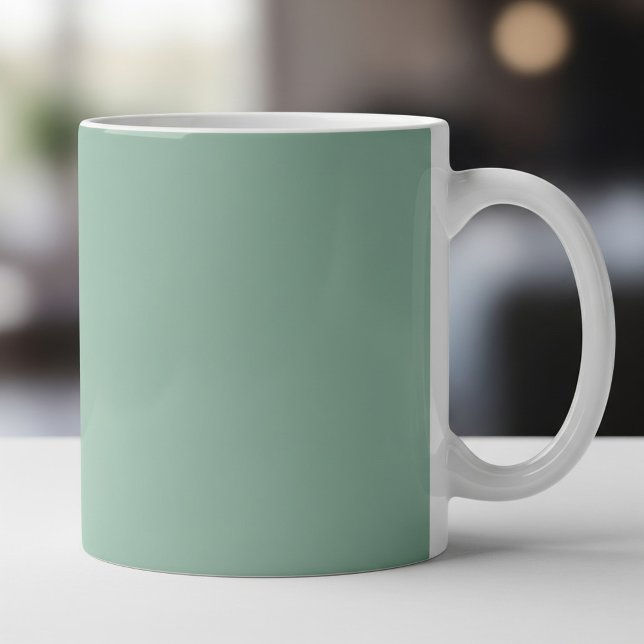 Ceramic Light Green Pastel Solid Color Mug (Creator Uploaded)