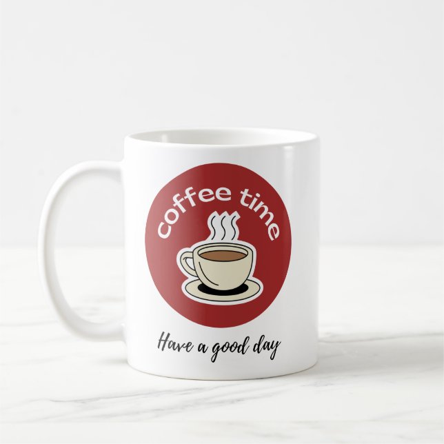 Ceramic mug for coffee lovers (Left)