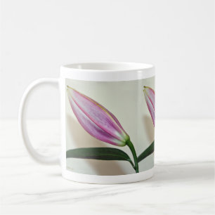 Ceramic Mug with Lily Bud