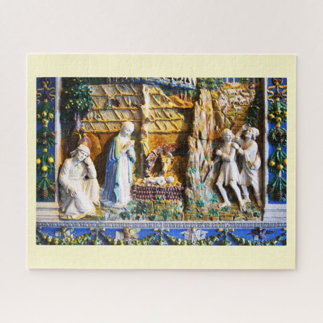 Ceramic nativity jigsaw puzzle (Horizontal)