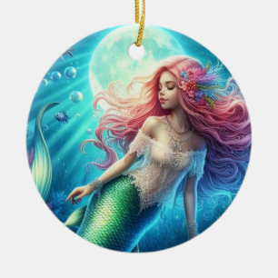 Ceramic Ornament - Little Mermaid Under the Sea