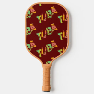 Ceramic Ornament Pickleball Paddle