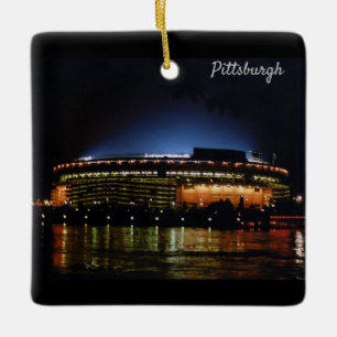 Ceramic Ornament Three Rivers Stadium-Collector