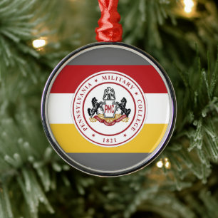 * Ceramic Ornament w/PMC FLAG logo