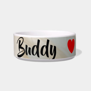 Ceramic Pet Bowl Trend Abstract Sandy Tornado Beig
