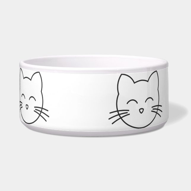 Ceramic Pet cat Bowl (Right)
