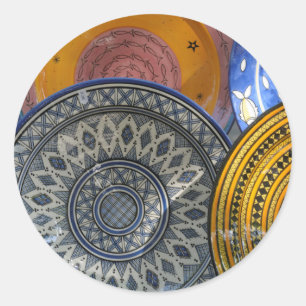 Ceramic Plates Classic Round Sticker