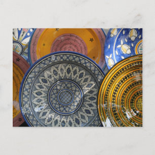 Ceramic Plates Postcard
