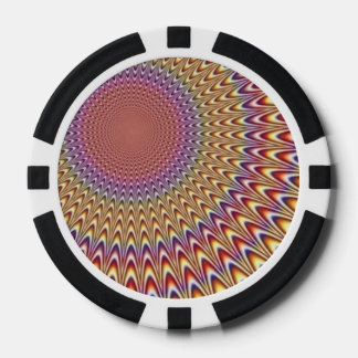 Ceramic Poker Chips - Kaleidoscope