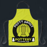 Ceramic Pottery Maker Apron<br><div class="desc">Ceramic Pottery Maker. ©Copyright HGIFY | HGI | BA Stores Only. All Rights Reserved.</div>