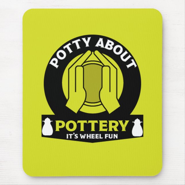 Ceramic Pottery Maker Mouse Mat (Front)