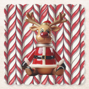 Ceramic Reindeer Coaster