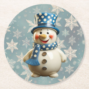 Ceramic Snowman Coaster