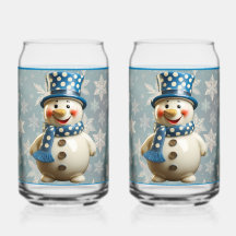 Ceramic Snowman Glass