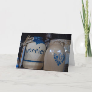 Ceramic Solace - Artisanal Worry Jar Card