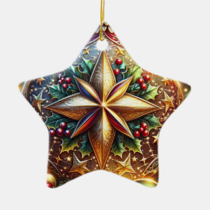 Ceramic Star Ornament
