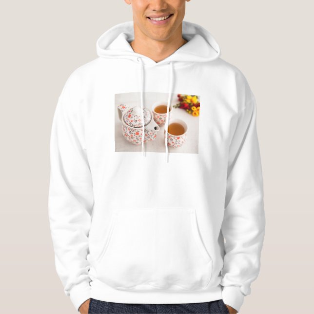 Ceramic Tea Set Hoodie (Front)