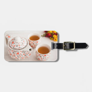 Ceramic Tea Set Luggage Tag