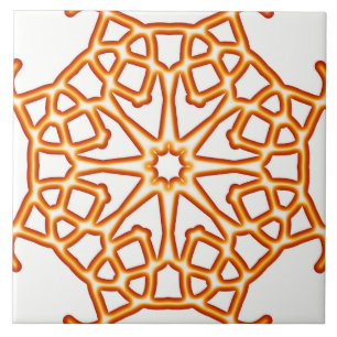 Ceramic Tile, An elegant red and white design  Ce Tile