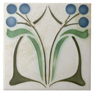 Ceramic Tile - Antique Art Nouveau