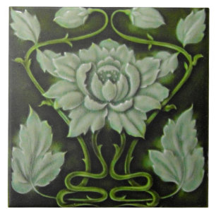 Ceramic Tile - Art Nouveau Artichoke