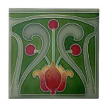 Ceramic Tile - Art Nouveau Fireplace or Wall Tile<br><div class="desc">Art deco fireplace or wall ceramic tile.

Welcome all feedback & photo's of your purchases,  which could help other customers in making the right choice for their project.</div>