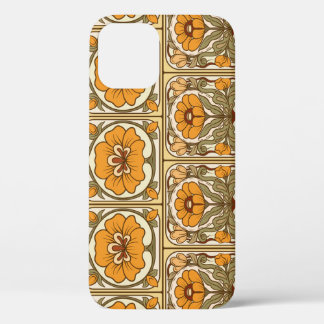 Ceramic Tile: Art Nouveau Style. iPhone 12 Case