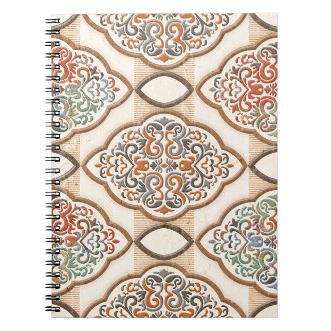 Ceramic Tile: Artistic Wall Decor Notebook (Front)