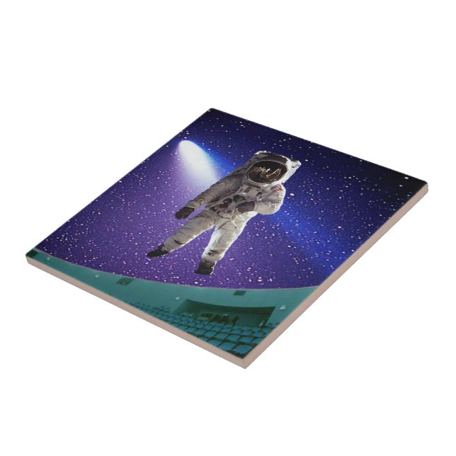 Ceramic Tile Astronaut (Side)