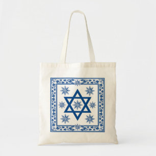 Ceramic Tile, Azulejo in Portuguese and Jewish Tote Bag