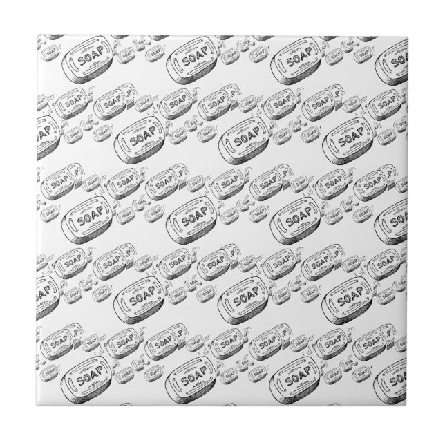 Ceramic Tile Bathroom Soap (Front)