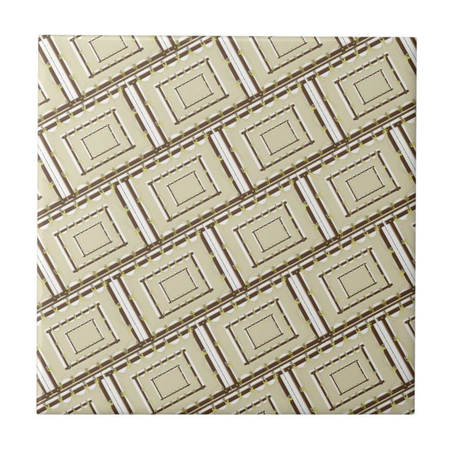 Ceramic Tile Beige Brown (Front)
