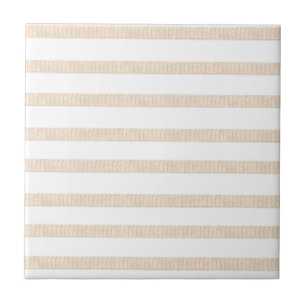Ceramic Tile Beige Stripe