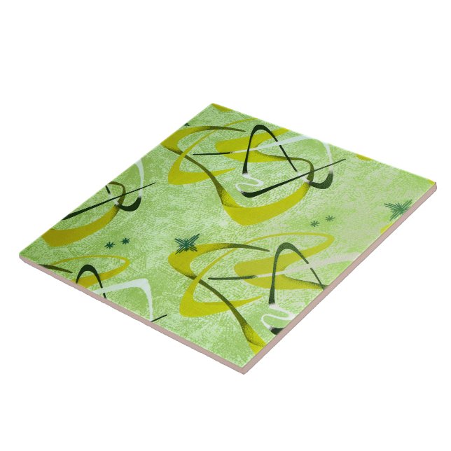 Ceramic Tile : BOOMERANG 2 - LEMON YELLOW (Side)