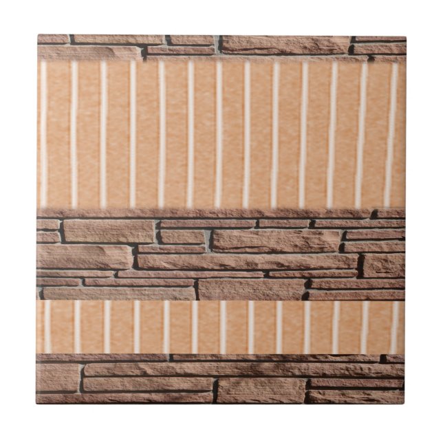 Ceramic Tile  Burnt Orange Brick  (Front)