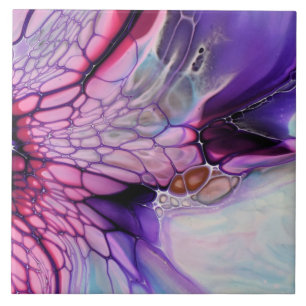 Ceramic Tile - Butterfly Wings Abstract