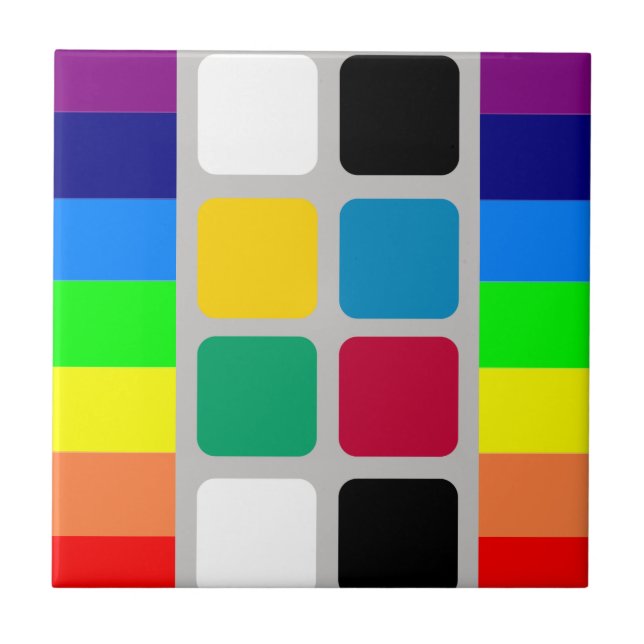 Ceramic Tile Colourful Colours (Front)