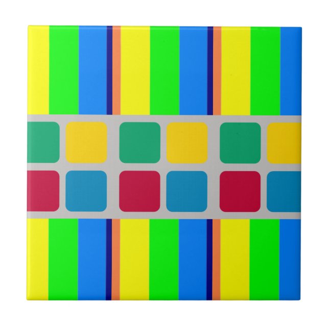 Ceramic Tile Colourful Colours (Front)