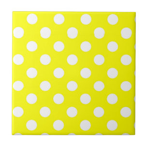Ceramic Tile Colourful Colours Yellow Polka dot